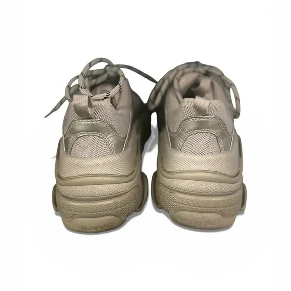 Balenciaga Triple S Sneakers in Metallic Silver - Picture 4 of 8